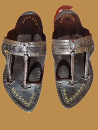 Picture of Handcrafted Kurundwadi Leather Chappal - Premium Quality with Traditional Look (6 Strips)